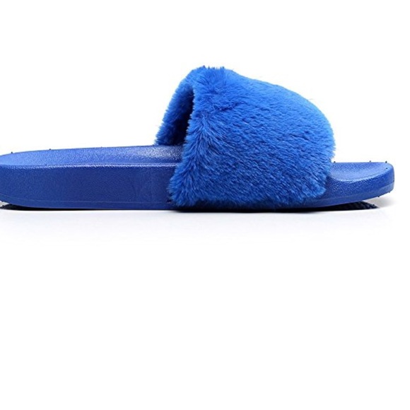 HAVINA Women's FauxFur Soft Slide Slipper FlipFlop - Picture 6 of 6